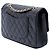 Chanel Black Medium Classic Caviar Double Flap Nero - vista 2