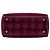 Dior Red Medium Embroidered Velvet Cannage Lady D Lite Rosso Bordò - vista 3