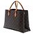 Borsa Tote Louis Vuitton Brown Monogram Flower Marrone - vista 2