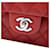 Chanel Red Medium Classic Caviar Double Flap Rosso - vista 5