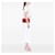 Chanel Red Medium Classic Caviar Double Flap Rosso - vista 6