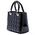 Dior Black Medium Patent Cannage Lady Dior Nero - vista 2