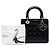 Dior Black Medium Patent Cannage Lady Dior Nero - vista 7