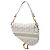 Dior Gray Oblique bestickte Canvas Saddle Bag Braun - Ansicht 2