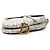 Dior Gray Oblique bestickte Canvas Saddle Bag Braun - Ansicht 3