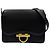 Salvatore Ferragamo Bolsa Tiracolo Ferragamo Gancini Joanne em couro preto
