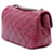 Chanel Red Extra Mini Rectangular Classic Lambskin Single Flap Rosso Bordò - vista 2