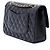 Chanel Black Medium Classic Lambskin Double Flap Schwarz - Ansicht 2