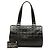 Borsa a tracolla Chanel Barrel Chocolate Bar in pelle d'agnello nera Nero - vista 7