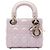 Dior Pink Mini Iridescent Lambskin Cannage Lady Dior Rosa
