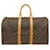 Louis Vuitton Brown Monogram Keepall 45 Marrone - vista 3