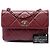 Chanel Red Quilted Lambskin Trendy CC Flap Rosso Bordò - vista 7