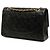 Chanel Black Medium Classic Lambskin Double Flap Nero - vista 2