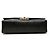 Chanel Black Medium Classic Lambskin Double Flap Nero - vista 3