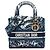 Dior Blue Medium Embroidered Canvas Palm Tree Toile De Jouy Lady D Lite