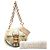 Borsa Drew Bijou Mini in pelle stampata bianca Chloé Bianco Bianco sporco - vista 7