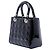 Dior Black Medium Patent Cannage Lady Dior Nero - vista 2