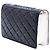 Carteira Book Wallet On Chain Chanel em pele de cordeiro acolchoada preta Preto - vista 2