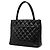 Borsa Tote Chanel Black Caviar Medallion Nero - vista 2