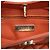 Borsa Chanel 31 Shopping Bag Mini in vitello grinzato lucido arancione - vista 5
