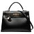 Hermès Black Box Calf Kelly Sellier 32 Nero