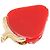 Orecchini Louis Vuitton Cuore Fragola in resina rossa placcata oro e strass Rosso - vista 5