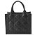 Dior Book Tote Small in pelle di vitello Macrocannage ultra opaca nera Nero - vista 4