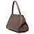 Salvatore Ferragamo Ferragamo Hug Satchel Medium Bicolor aus Kalbsleder Braun - Ansicht 2