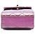 Chanel Purple CC gesteppter Handyhalter aus irisierendem Lammleder mit Kette Lila - Ansicht 3