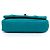 Chanel Blue CC Iridescent Calfskin Diamond Stitch Flap Azul Turquesa - vista 3