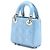 Dior Blue Micro Patent Cannage Lady Dior Blu chiaro - vista 2