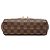 Louis Vuitton Brown Damier Ebene Croisette Marrone - vista 3
