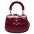 Gucci Red Mini Calfskin Bamboo Night Rosso Bordò