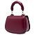 Gucci Red Mini Calfskin Bamboo Night Rosso Bordò - vista 2