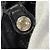 Borsa bucket Prada in pelle mesh nera e tessuto stampato tie-dye Nero - vista 8