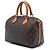 Louis Vuitton Brown Monogram Speedy Bandouliere 25 Marrone - vista 2