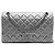 Chanel Silver Quilted Metallic Aged Calfskin Reissue 2.55 Double Flap 226 Argento
