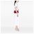 Chanel Pink Medium Classic Lambskin Double Flap Rosa - vista 6