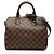 Louis Vuitton Brown Damier Ebene Speedy Bandouliere 25 Marrone