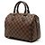 Louis Vuitton Brown Damier Ebene Speedy Bandouliere 25 Marrone - vista 2
