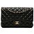 Chanel Black Jumbo Classic Lambskin Double Flap Nero