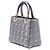 Dior Silver Medium Metallic Lambskin Cannage Lady Dior Argento - vista 2
