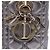 Dior Silver Medium Metallic Lambskin Cannage Lady Dior Argento - vista 5