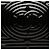 Borsa Shopping Chanel Coco Ming Grand in vinile nero - vista 6