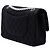 Chanel Black Medium Classic Jersey Bijoux Chain Double Flap Nero - vista 2