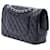 Chanel Black Medium Classic Lambskin Double Flap Nero - vista 2
