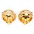 Orecchini a clip rotondi Chanel Gold CC placcati oro D'oro - vista 3