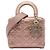 Dior Brown Small Satin Cannage My ABCDior Lady Dior Marrone Bronzo
