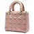 Dior Brown Small Satin Cannage My ABCDior Lady Dior Marrone Bronzo - vista 2