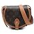 Louis Vuitton Brown Monogram Tambourin Marrone